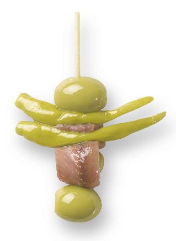 GILDA DE ANCHOA 80pz. CUBO 2,200